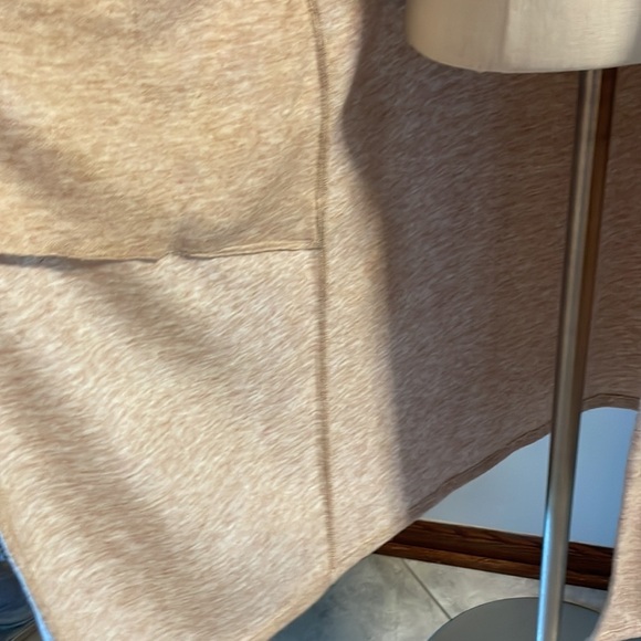 GENTLEFAWN Oversized open front longline duster sweater cardigan Heather beige S - Picture 6 of 11